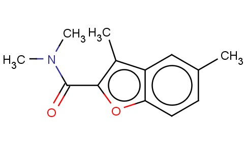2-BENZOFURANCARBOXAMIDE, N,N,3,5-TETRAMETHYL-